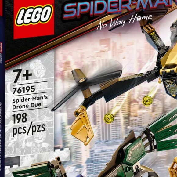 Brand New Lego  Marvel Spider-Man's Drone Duel 76195 Building Kit - Picture 2 of 9